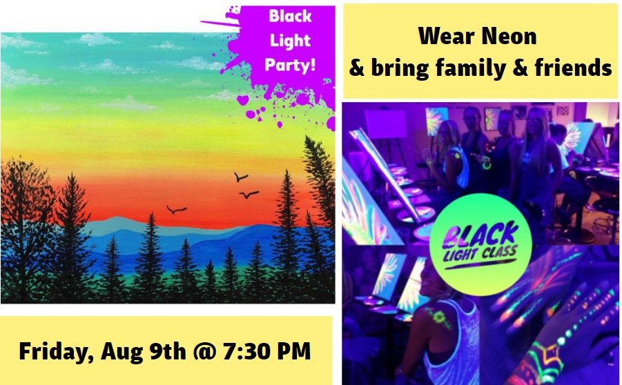 Blacklight Event! Wear Neon